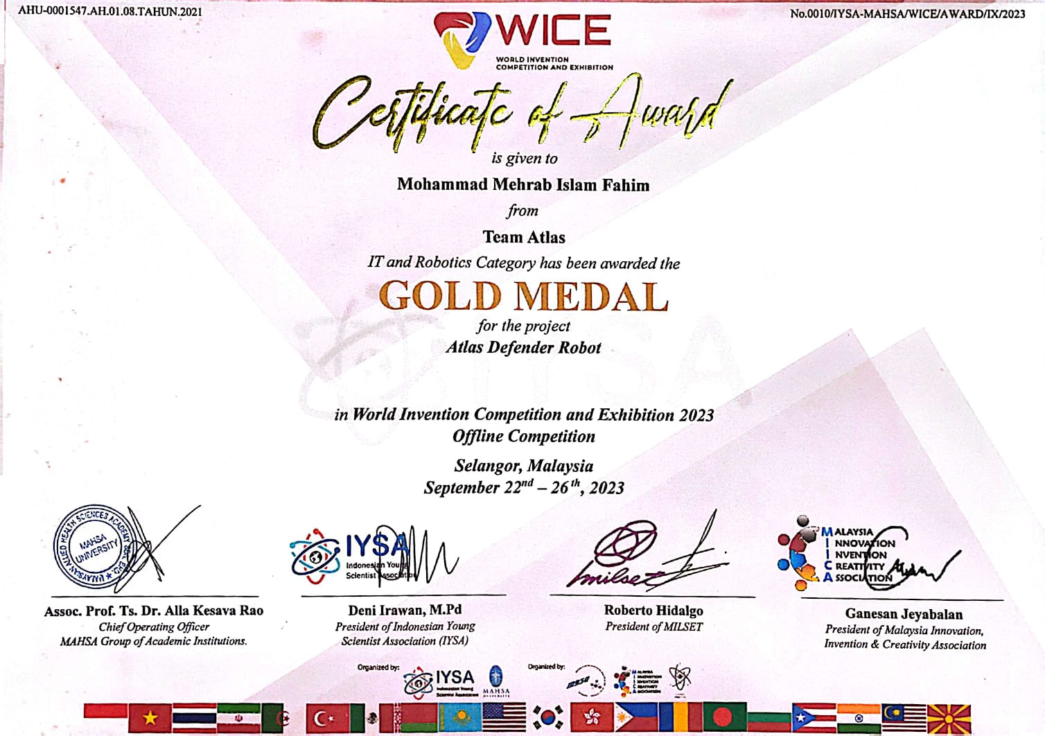 WICE 2023